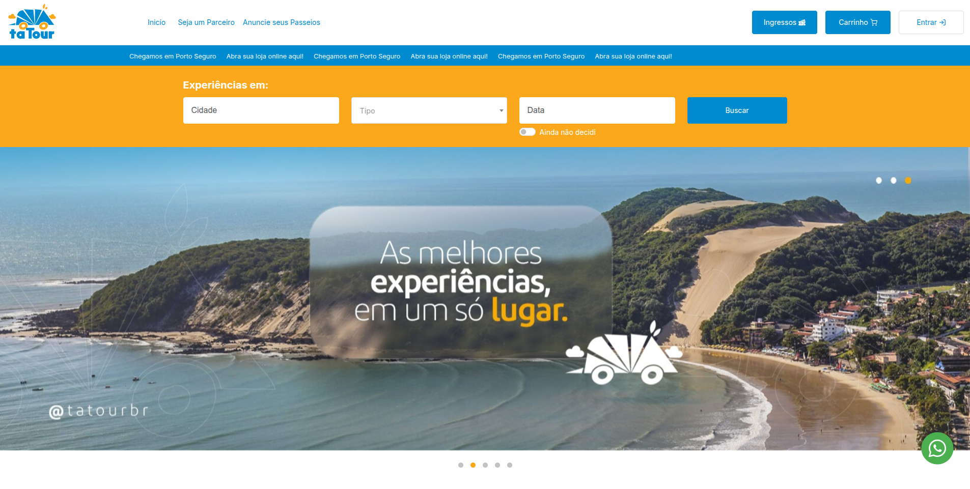 Prévia do site Tatour